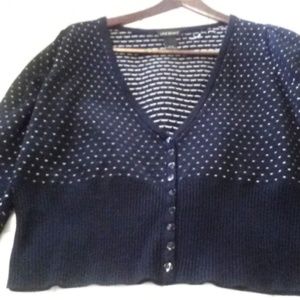 Lane Bryant "Low V" Cardigan Sweater